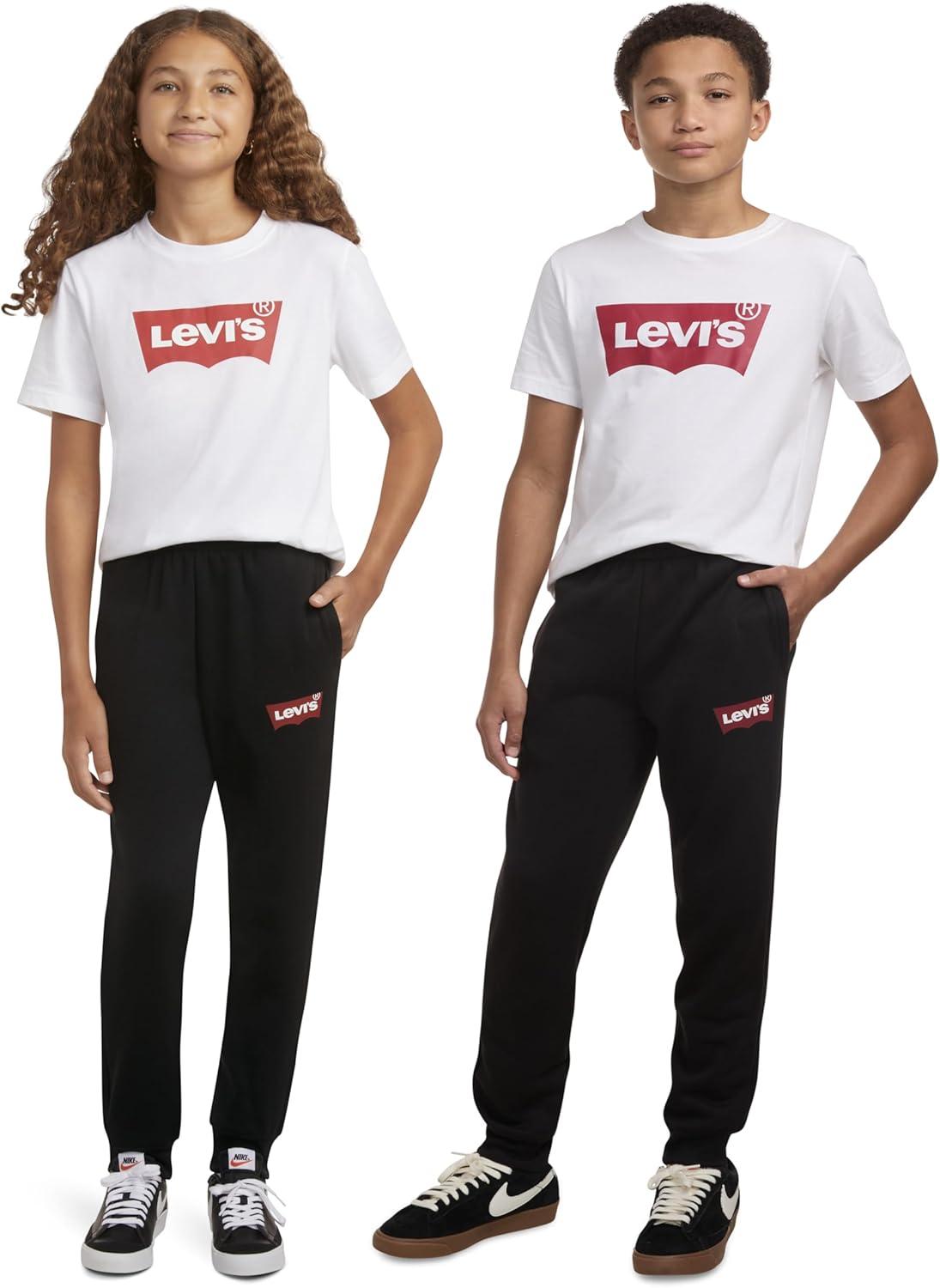 imageLevis Boys Soft Knit Jogger PantsBlack