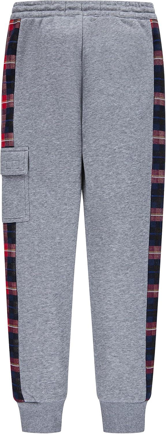 imageLevis Boys Soft Knit Jogger PantsDark Grey Heather