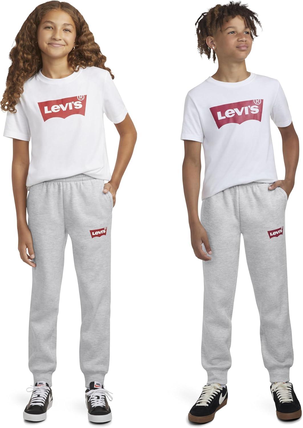 imageLevis Boys Soft Knit Jogger PantsLight Grey Heather