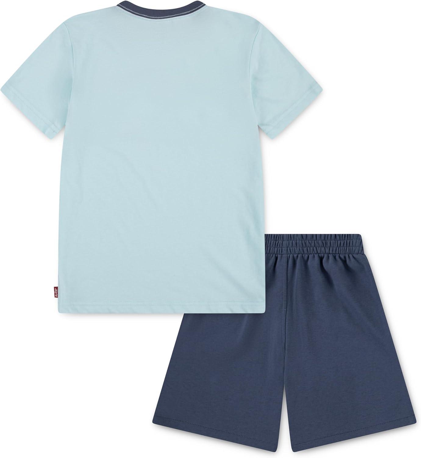 imageLevis Boys and Baby Graphic TShirt and Shorts 2Piece Outfit SetClearwater