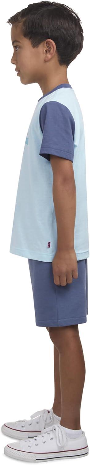 imageLevis Boys and Baby Graphic TShirt and Shorts 2Piece Outfit SetClearwaterBatwing