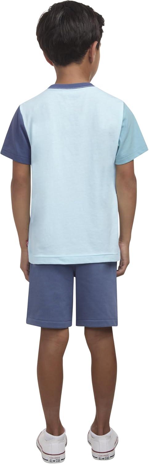 imageLevis Boys and Baby Graphic TShirt and Shorts 2Piece Outfit SetClearwaterBatwing