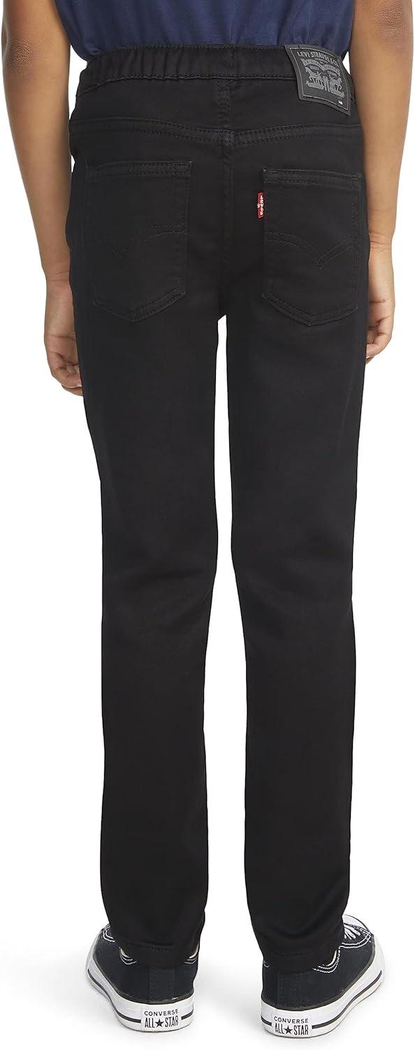 imageLevis Boys and Baby Skinny Fit Pull on JeansBlack