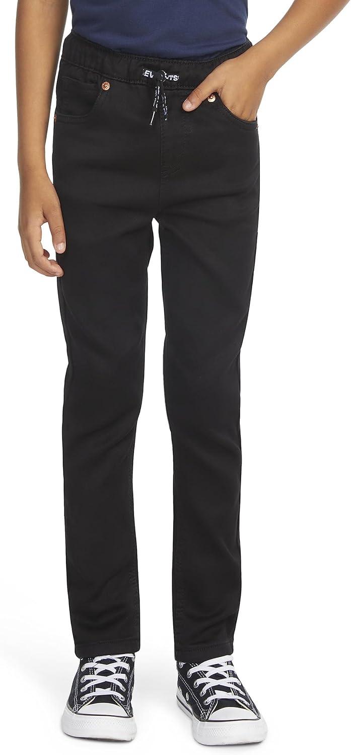 imageLevis Boys and Baby Skinny Fit Pull on JeansBlack