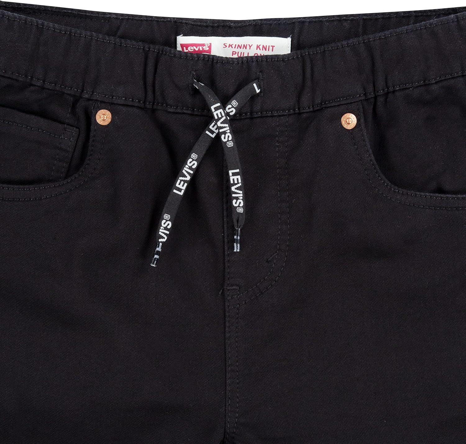 imageLevis Boys and Baby Skinny Fit Pull on JeansBlack