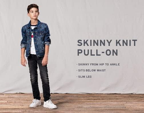 imageLevis Boys and Baby Skinny Fit Pull on JeansBlack