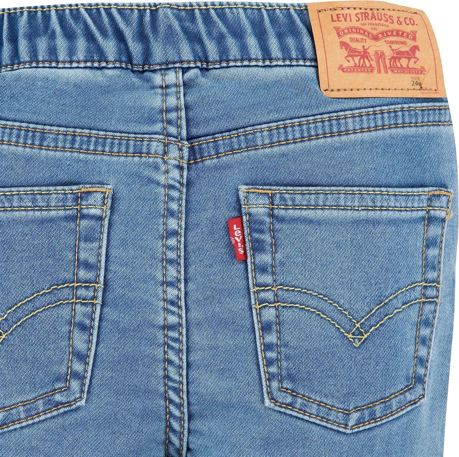 imageLevis Boys and Baby Skinny Fit Pull on JeansPyramids