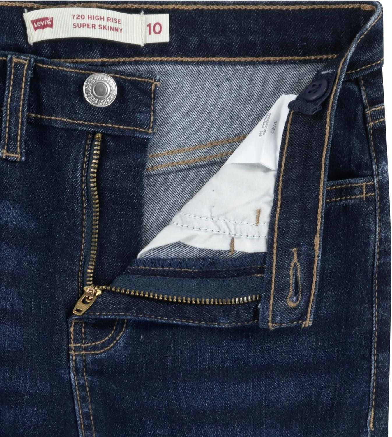 imageLevis Girls 720 High Rise Super Skinny Fit JeansMarine Morning
