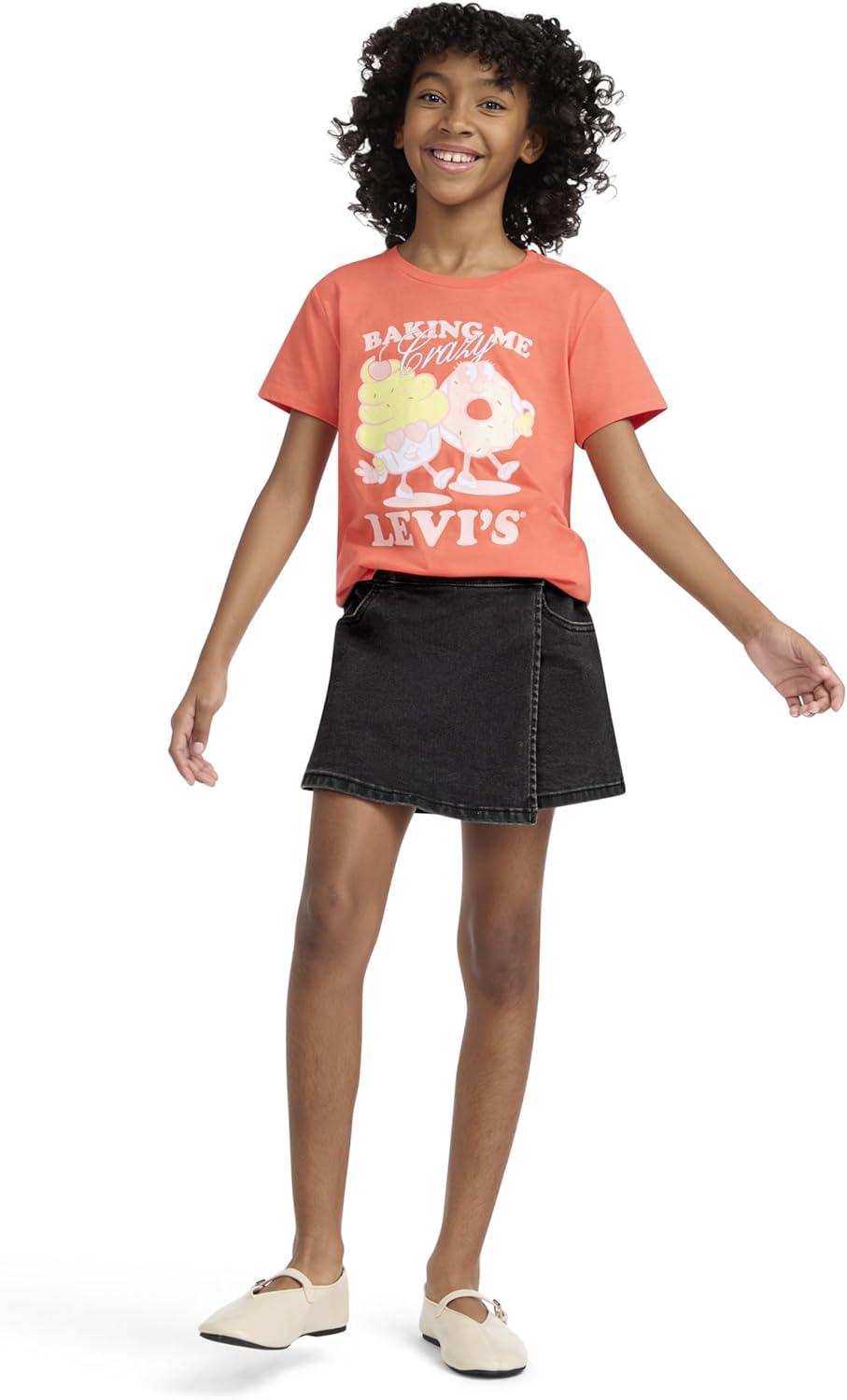 imageLevis Girls Denim SkortHigh Roller