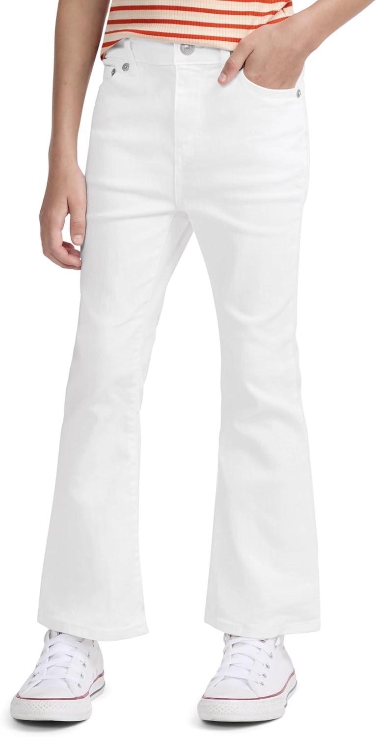 imageLevis Girls Flare JeansWhite
