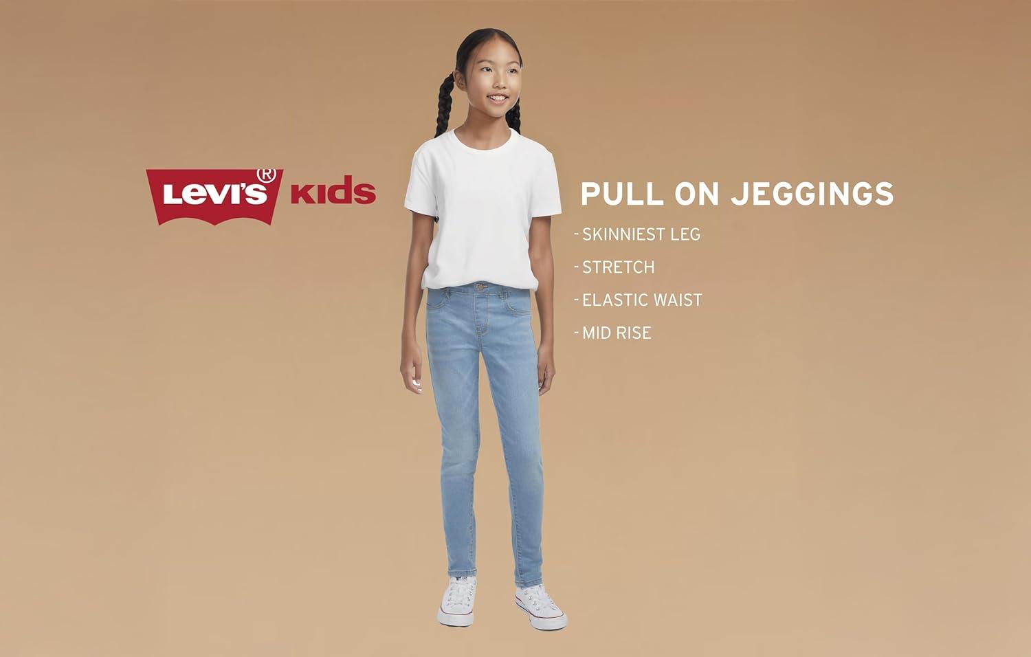 imageLevis Girls Skinny Fit Pull on JeggingsSafari