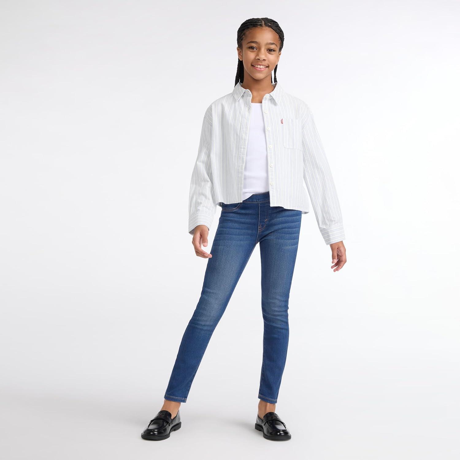 imageLevis Girls Skinny Fit Pull on JeggingsSweetwater