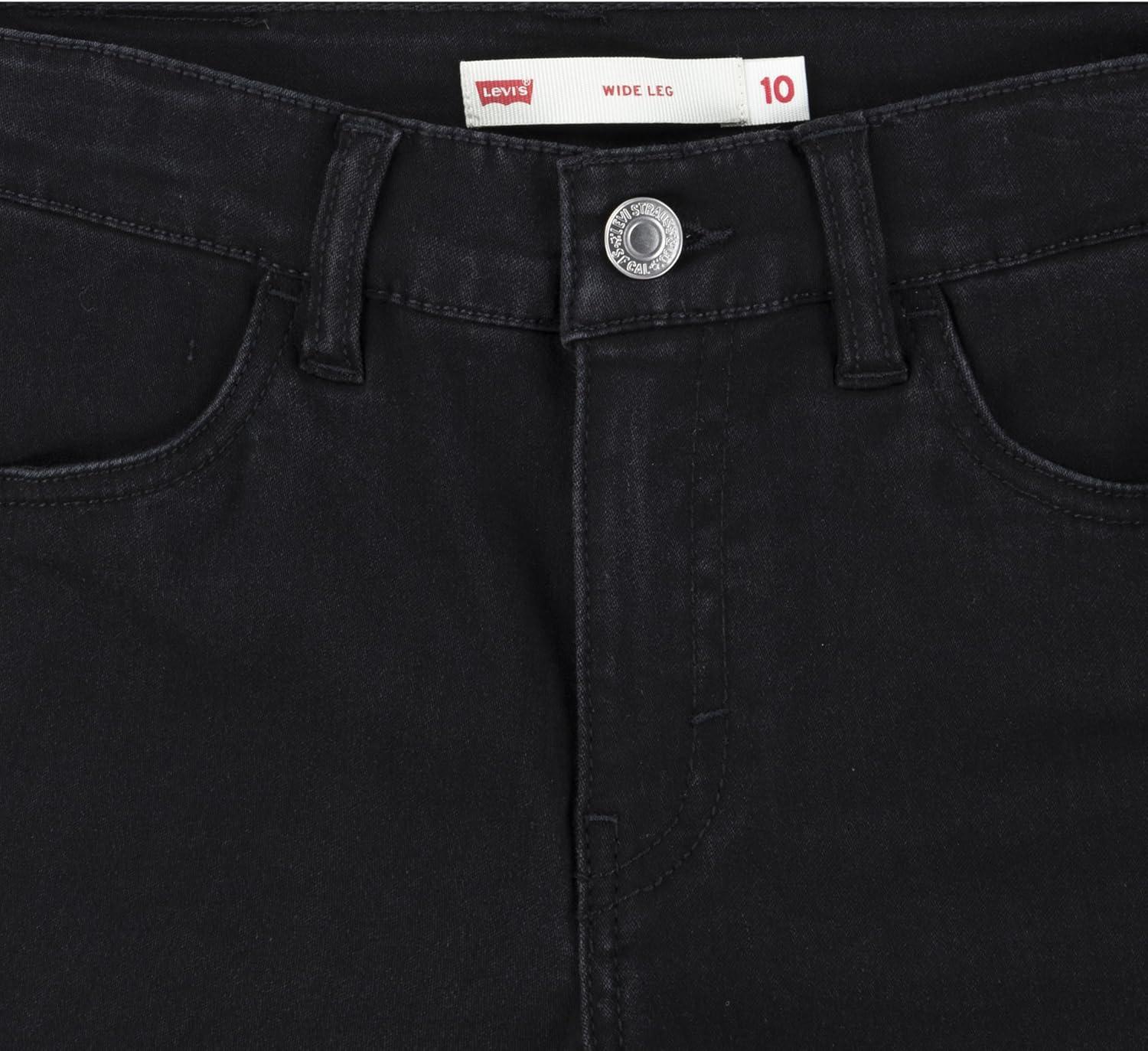 imageLevis Girls Wide Leg JeansBlack