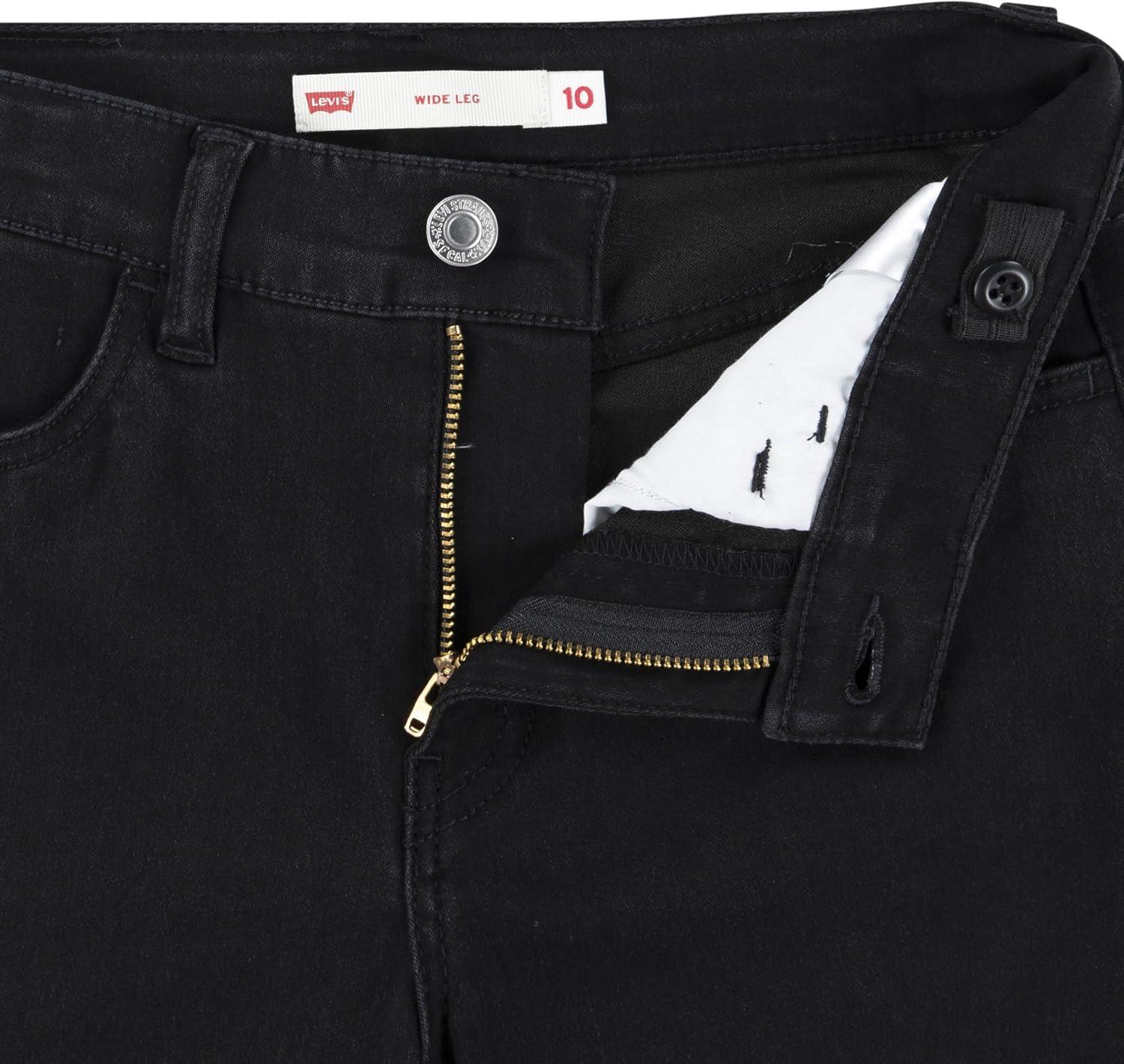 imageLevis Girls Wide Leg JeansBlack
