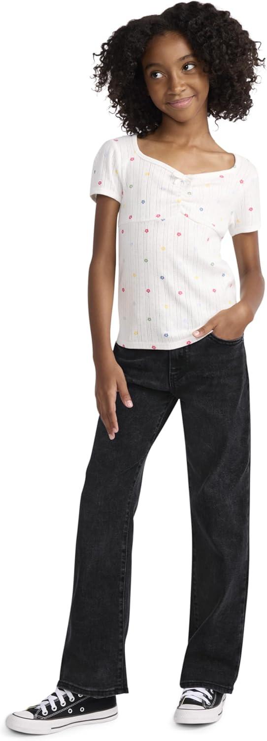 imageLevis Girls Wide Leg JeansWish Me Luck