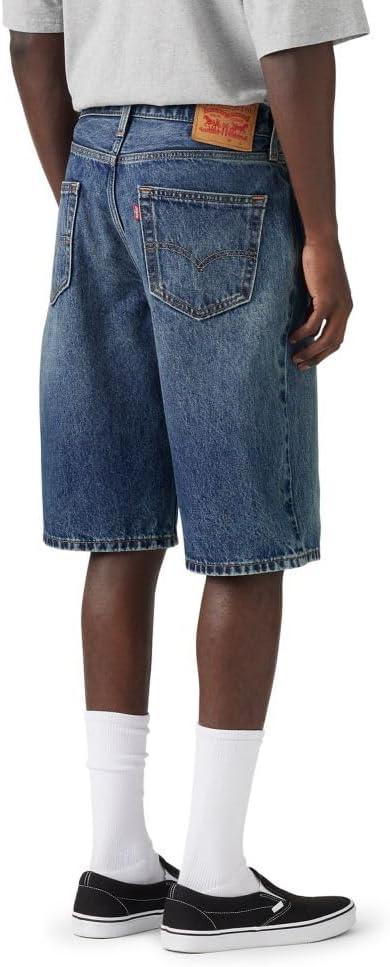 imageLevis Mens 469 Loose Straight Denim Shorts Also Available in Big amp TallIndigo Heartbreak Non Stretch