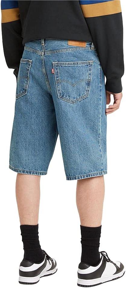 imageLevis Mens 469 Loose Straight Denim Shorts Also Available in Big amp TallMedium Score Medium Indigo