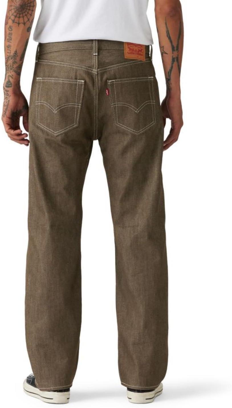imageLevis Mens 501 Original Fit Jeans Also Available in Big amp TallDark Brown Rigid