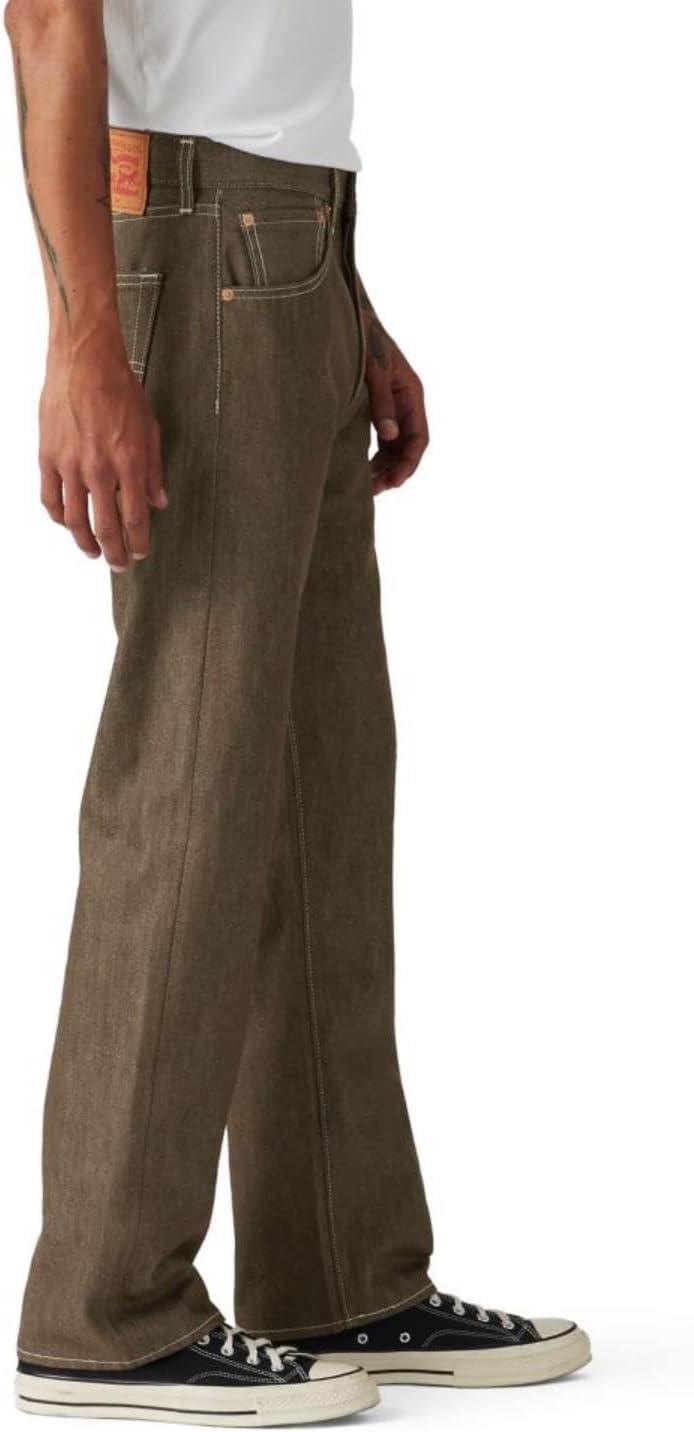 imageLevis Mens 501 Original Fit Jeans Also Available in Big amp TallDark Brown Rigid