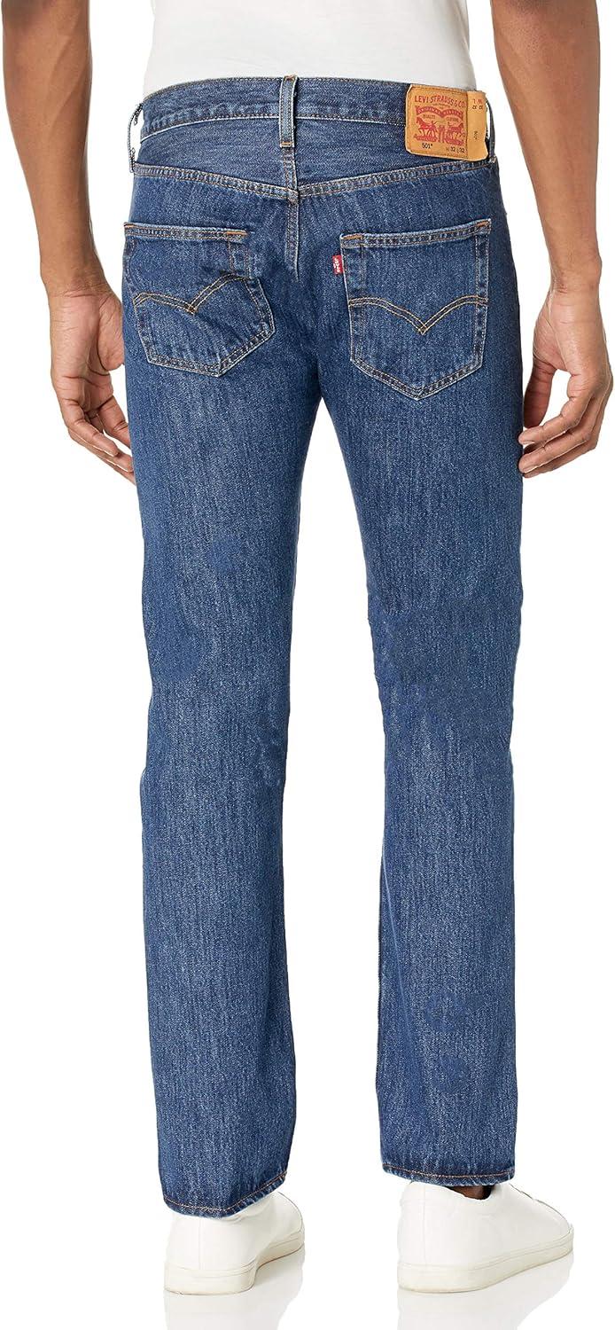 imageLevis Mens 501 Original Fit Jeans Also Available in Big amp TallDark Stonewash Non Stretch