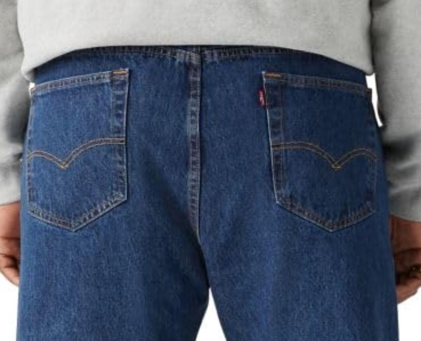 imageLevis Mens 501 Original Fit Jeans Also Available in Big amp TallDark Stonewash