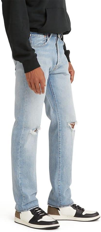 imageLevis Mens 501 Original Fit Jeans Also Available in Big amp TallHigher Mountain Destructed
