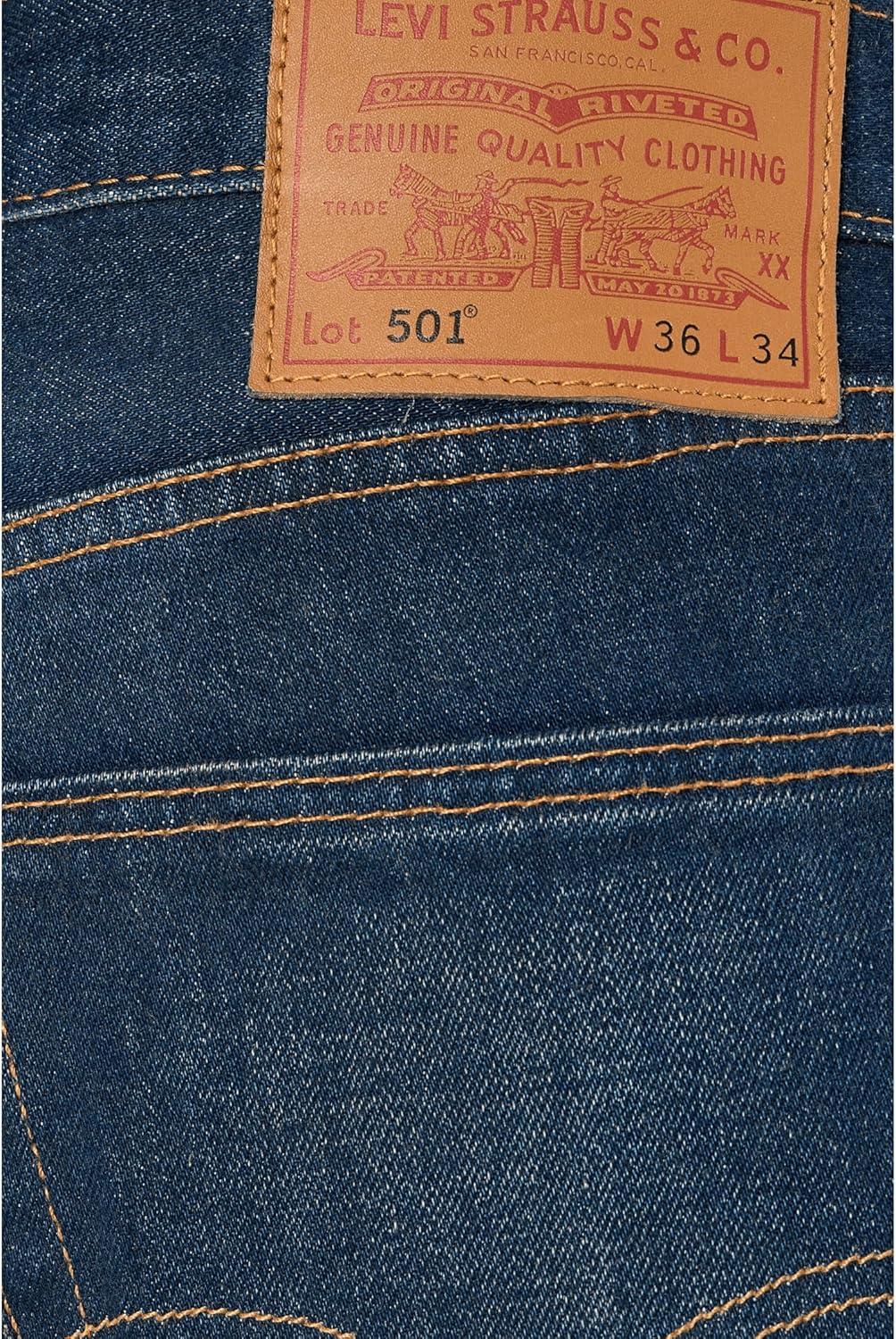 imageLevis Mens 501 Original Fit Jeans Also Available in Big amp TallIts Time to Go Stretch