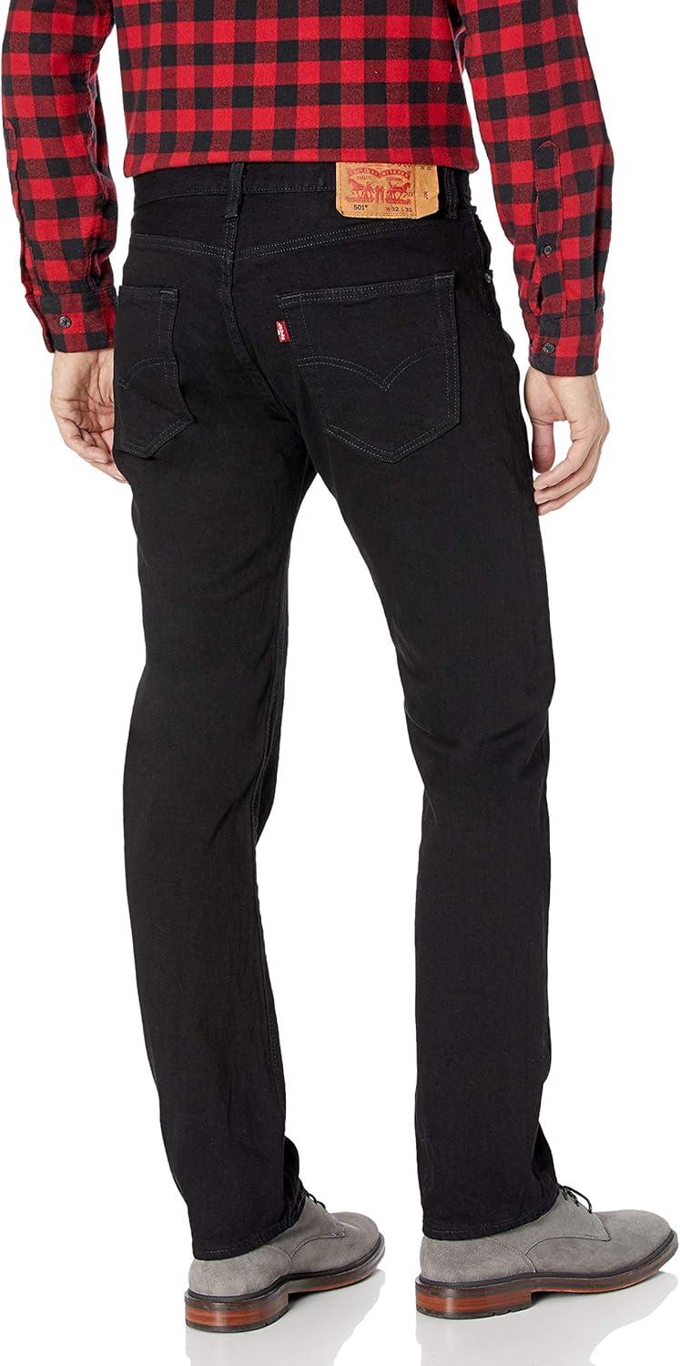 imageLevis Mens 501 Original Fit Jeans Also Available in Big amp TallListless Black