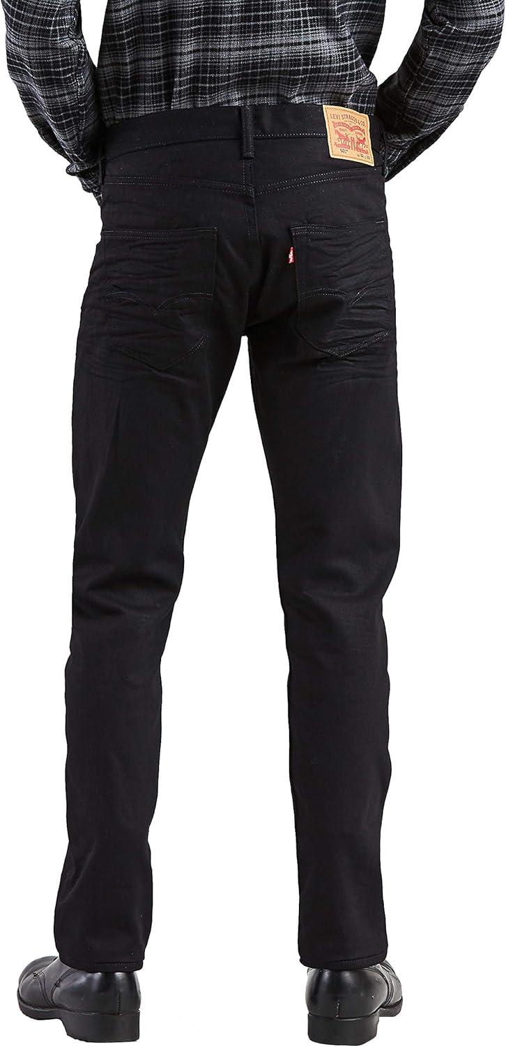 imageLevis Mens 501 Original Fit Jeans Also Available in Big amp TallPolished Black