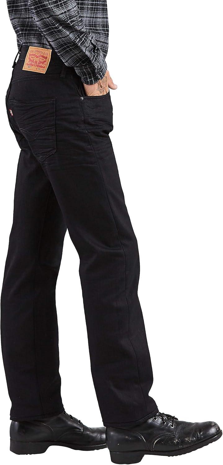 imageLevis Mens 501 Original Fit Jeans Also Available in Big amp TallPolished Black