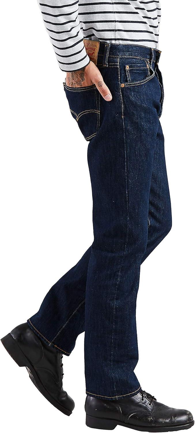 imageLevis Mens 501 Original Fit Jeans Also Available in Big amp TallRinse