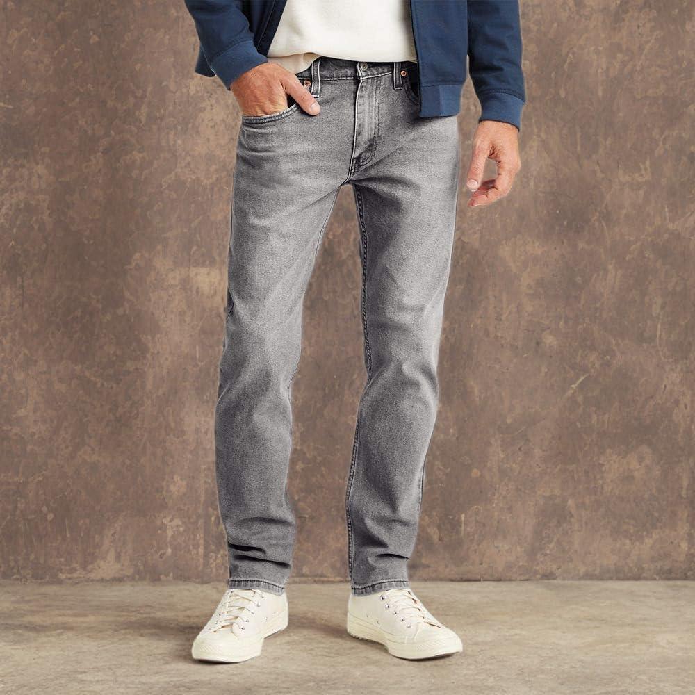 imageLevis Mens 502 Taper Fit Jeans Also Available in Big amp TallNew Crying Sky Stretch