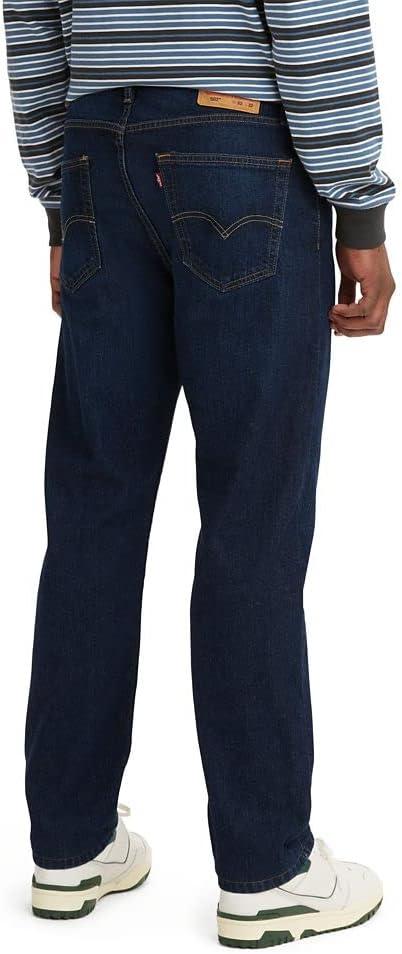 imageLevis Mens 502 Taper Fit Jeans Also Available in Big amp TallOn and Off Dark Indigo Stonewash
