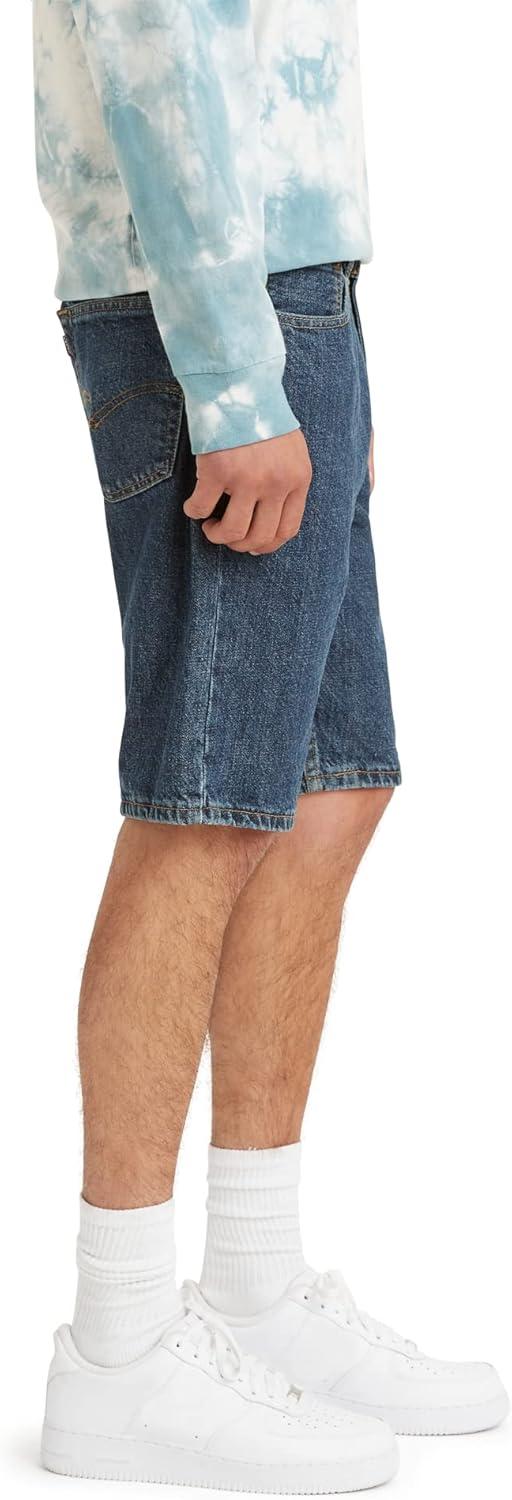 imageLevis Mens 505 Regular Fit ShortsDark Stonewash Amazon Exclusive