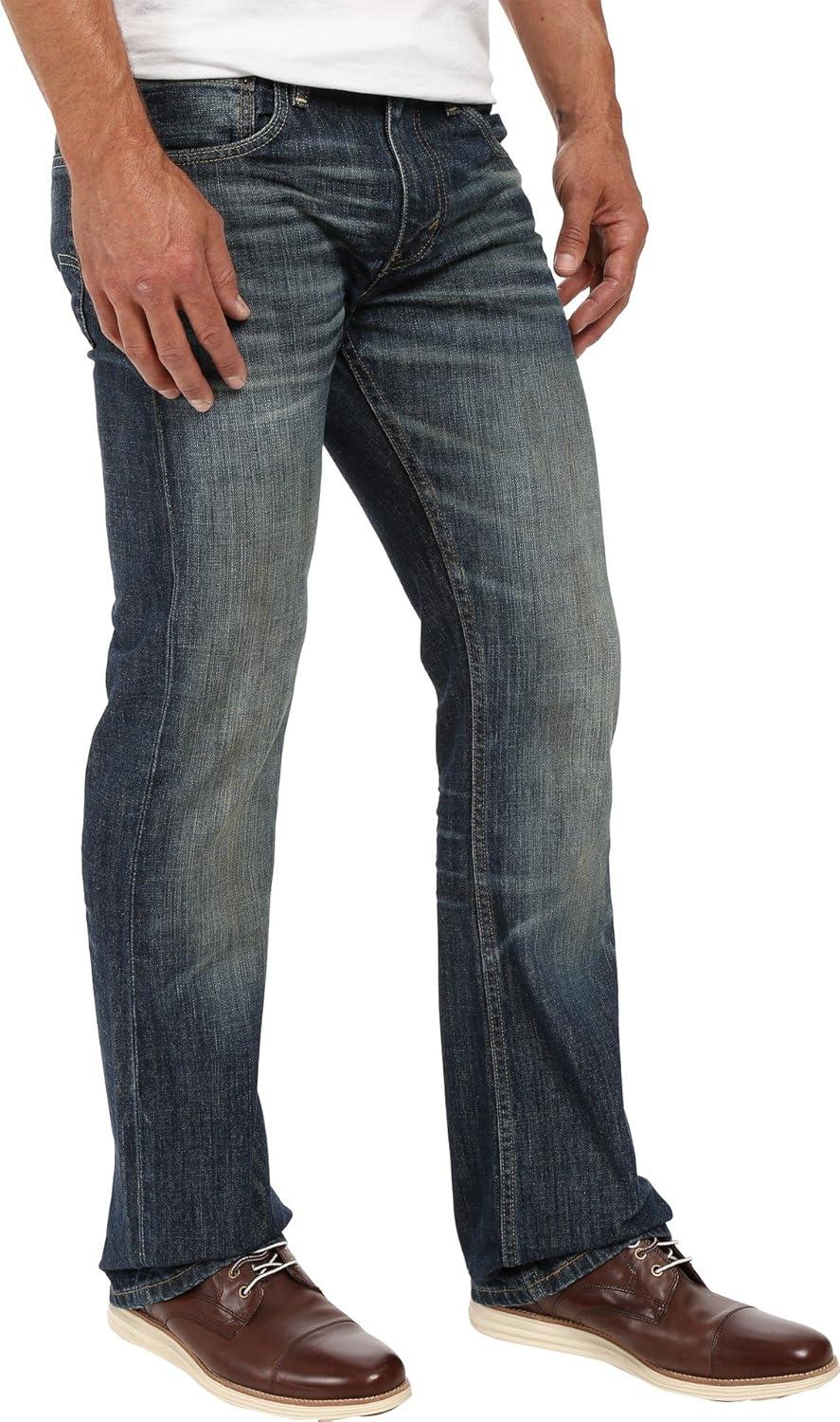 imageLevis Mens 527 Slim Bootcut JeansBedside Blues