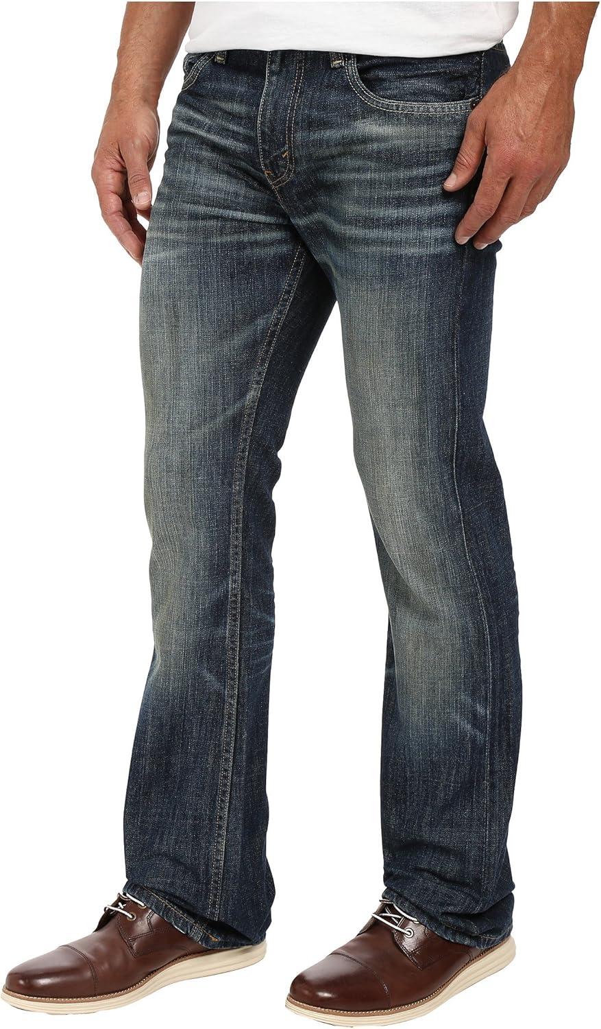 imageLevis Mens 527 Slim Bootcut JeansBedside Blues