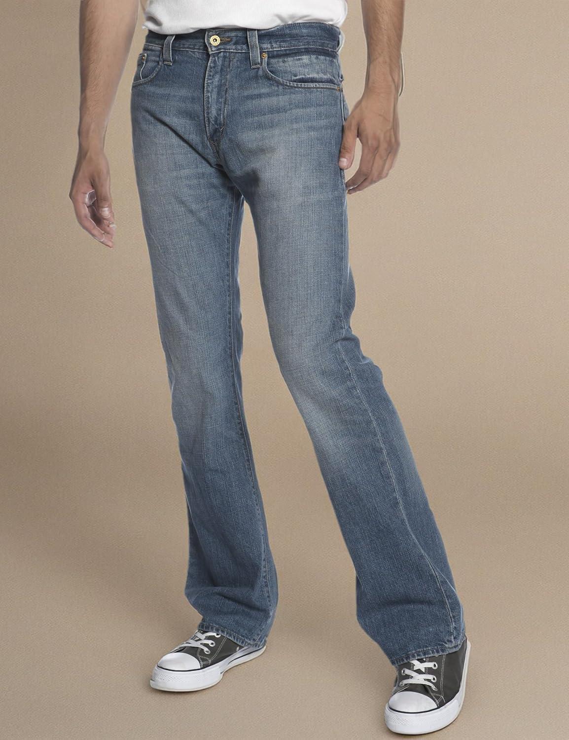 imageLevis Mens 527 Slim Bootcut JeansBlue