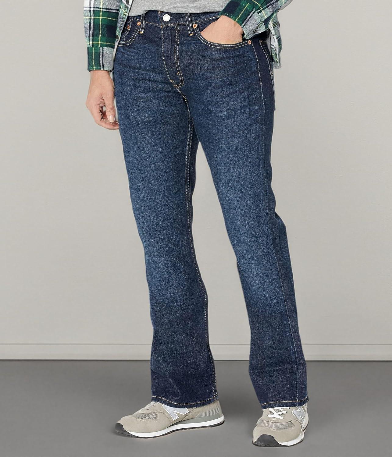imageLevis Mens 527 Slim Bootcut JeansFeelin Right Medium Indigo