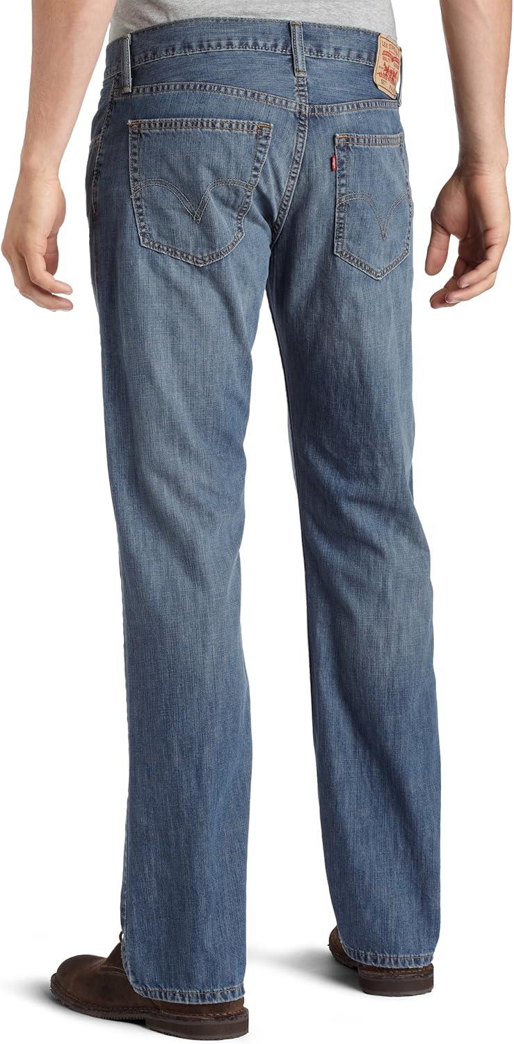 imageLevis Mens 527 Slim Bootcut JeansMedium Chipped