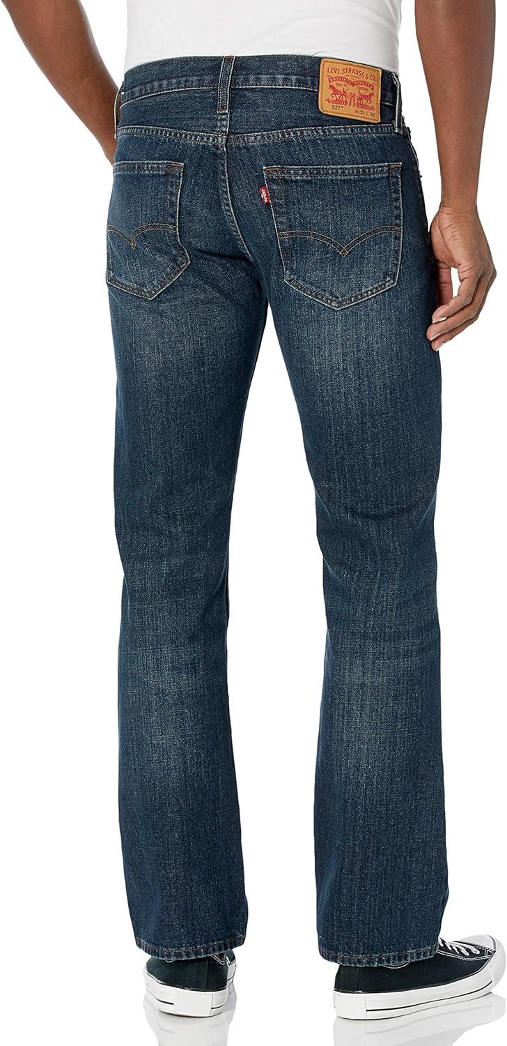 imageLevis Mens 527 Slim Bootcut JeansOverhaul