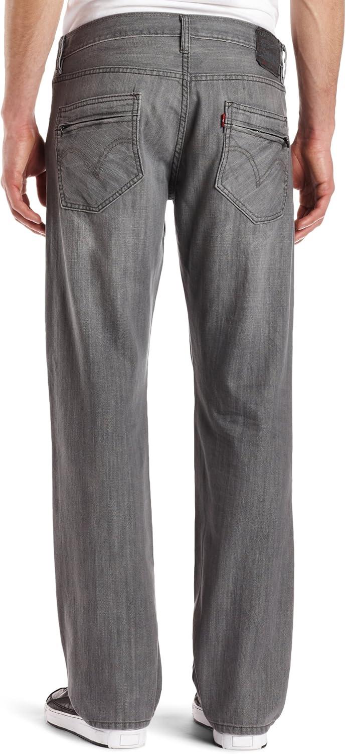 imageLevis Mens 527 Slim Bootcut JeansSilver Fox