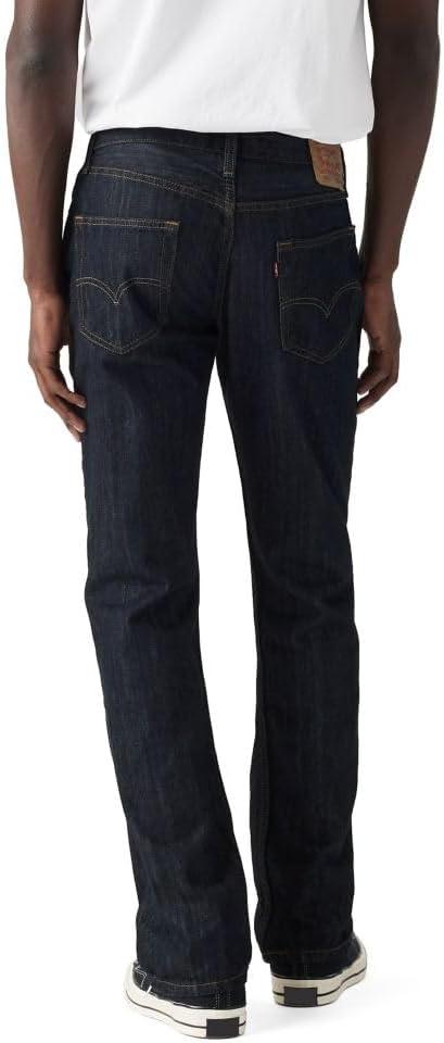 imageLevis Mens 527 Slim Bootcut JeansTumbled Rigid