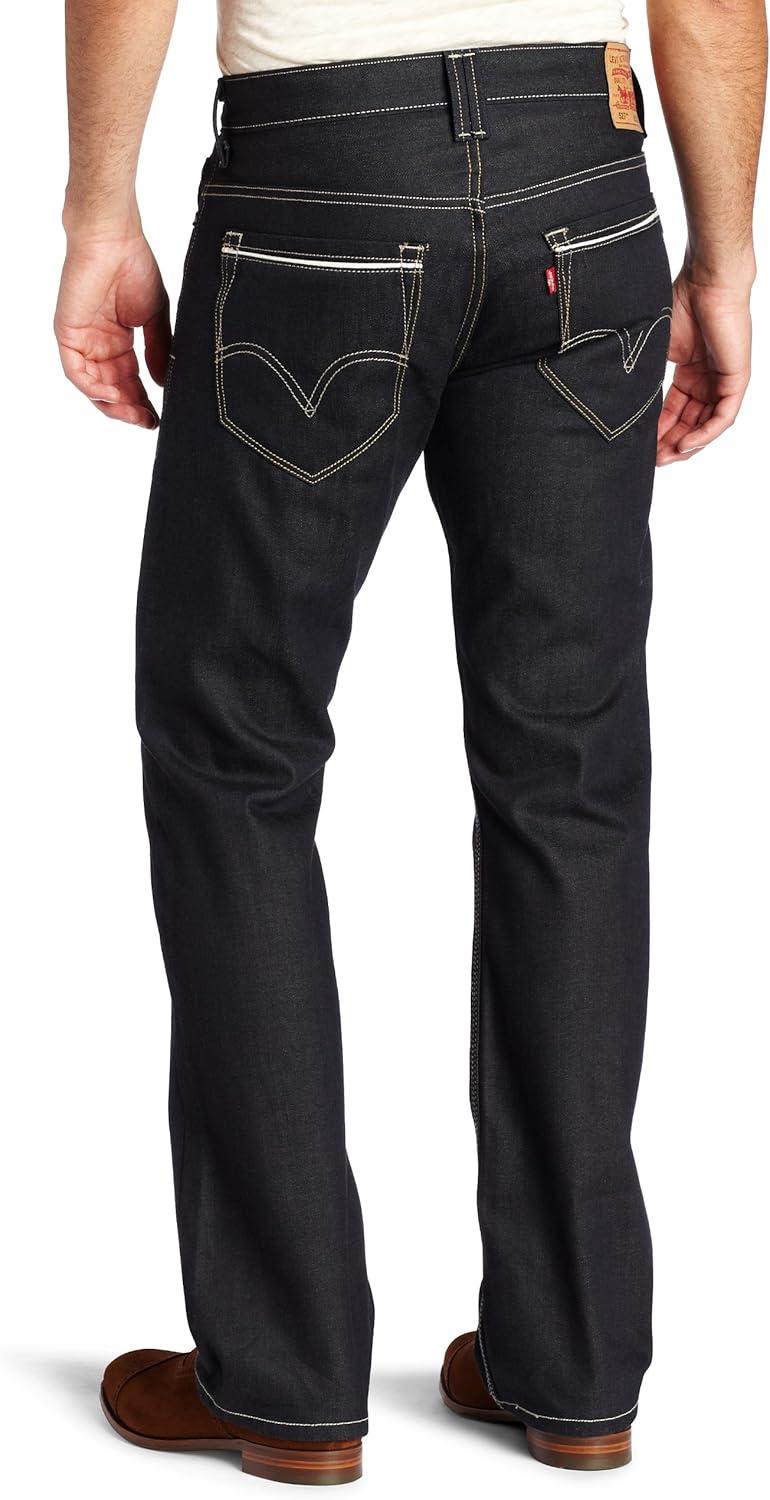 imageLevis Mens 527 Slim Bootcut JeansTumbled Stavros