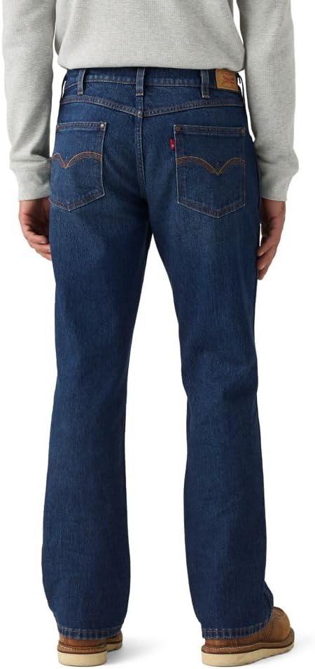 imageLevis Mens 537 Western Bootcut JeansNew Wow Have Fun Stretch