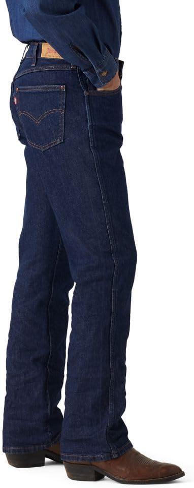 imageLevis Mens 537 Western Bootcut JeansRocky Rinse Stretch