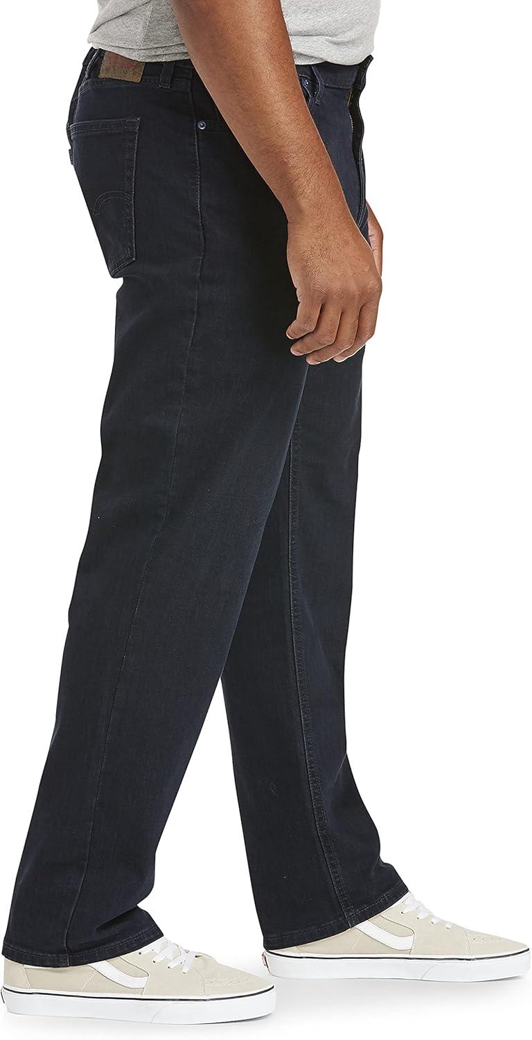 imageLevis Mens 541 Athletic Fit Jeans Also Available in Big amp TallCholla Black Overdye All Seasons Tech