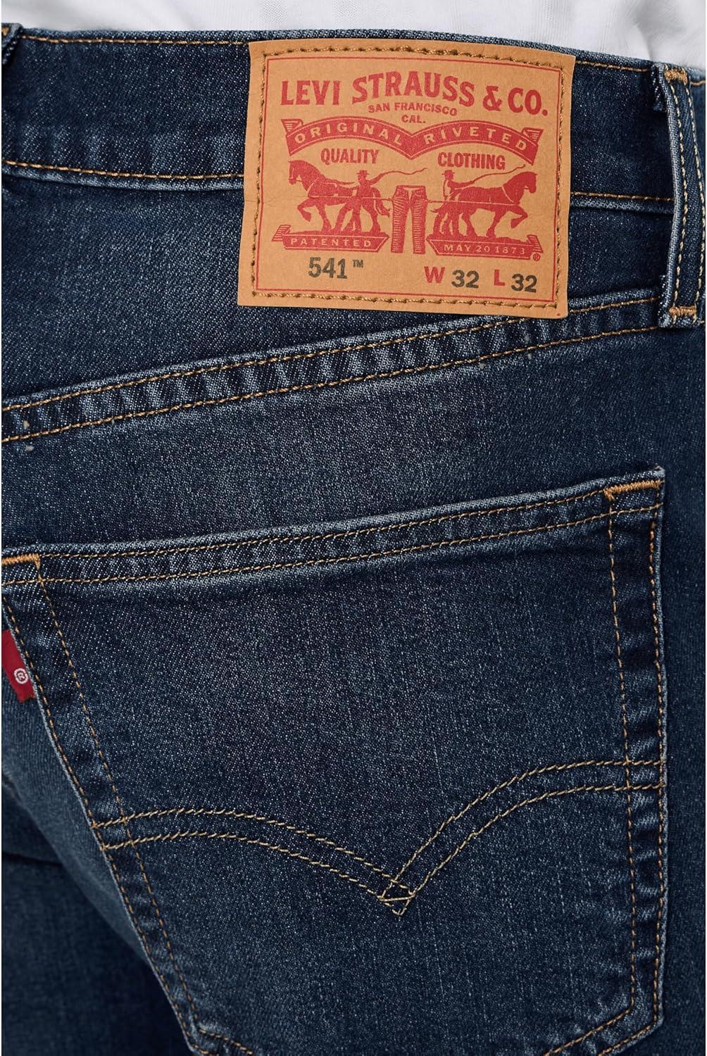 imageLevis Mens 541 Athletic Fit Jeans Also Available in Big amp TallNew Play a Tune Stretch