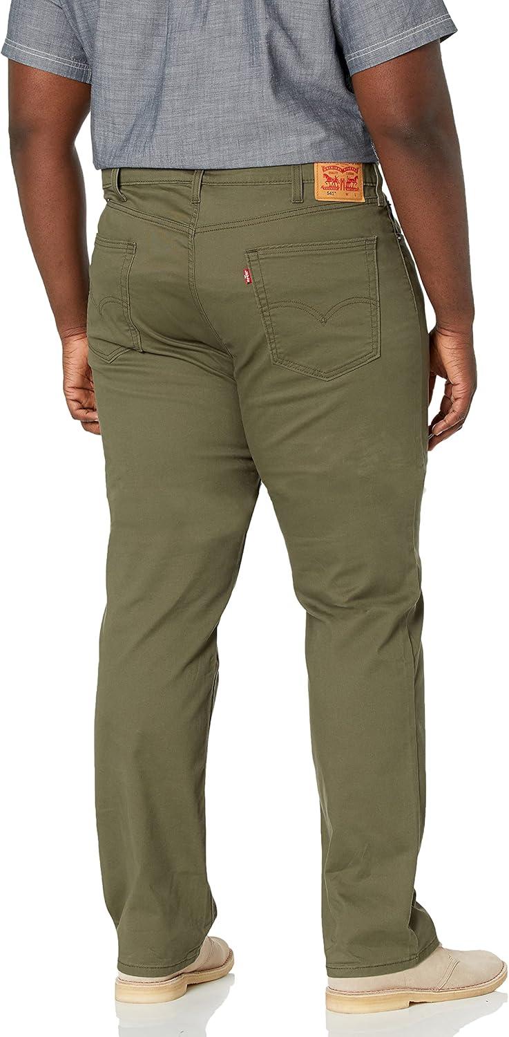imageLevis Mens 541 Athletic Fit Jeans SeasonalOlive Night All Seasons Tech