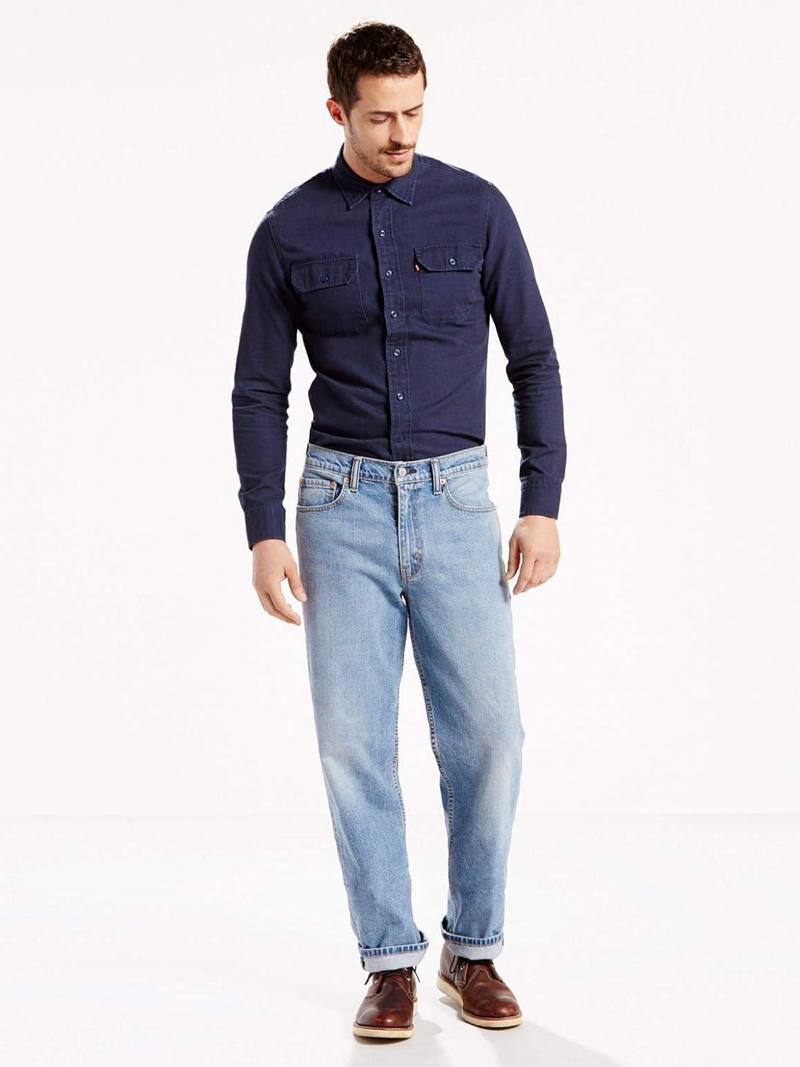 imageLevis Mens 550 Relaxed Fit JeansClif Stretch