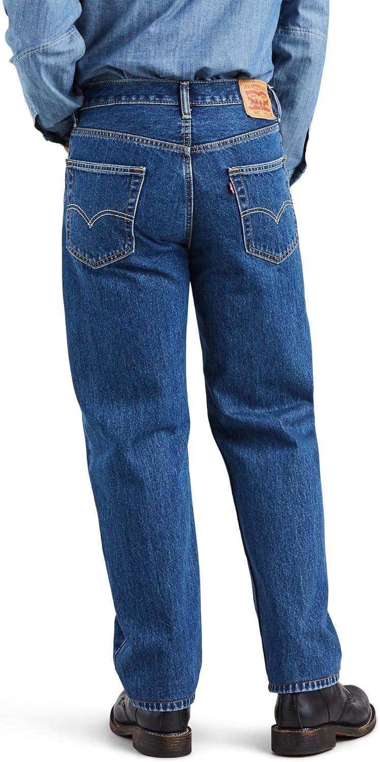 imageLevis Mens 550 Relaxed Fit JeansDark Stonewash Rinse
